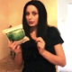 A beautiful brunette girl tests out a laxative. She weighs herself, and proceeds to shit in a toilet in several scenes. No poop is actually seen, but pooping sounds are audible. About 13 minutes.